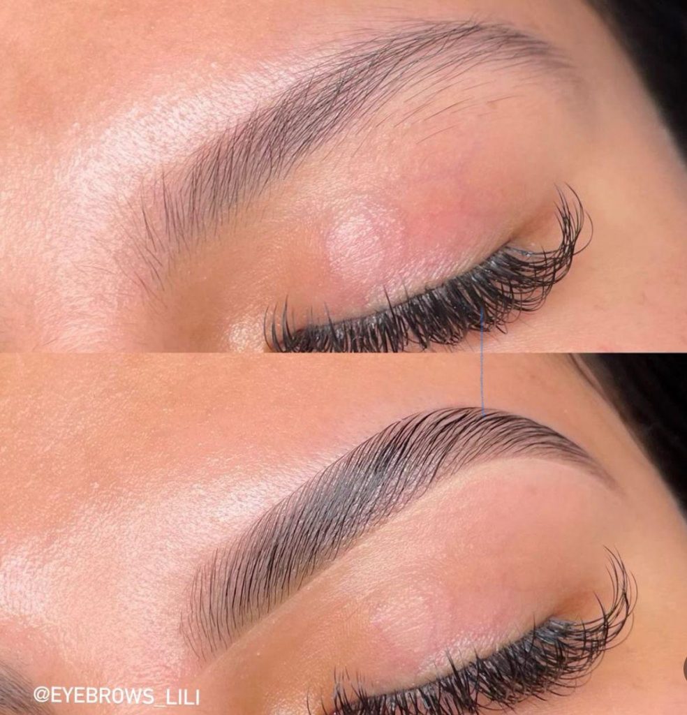 Brow lamination